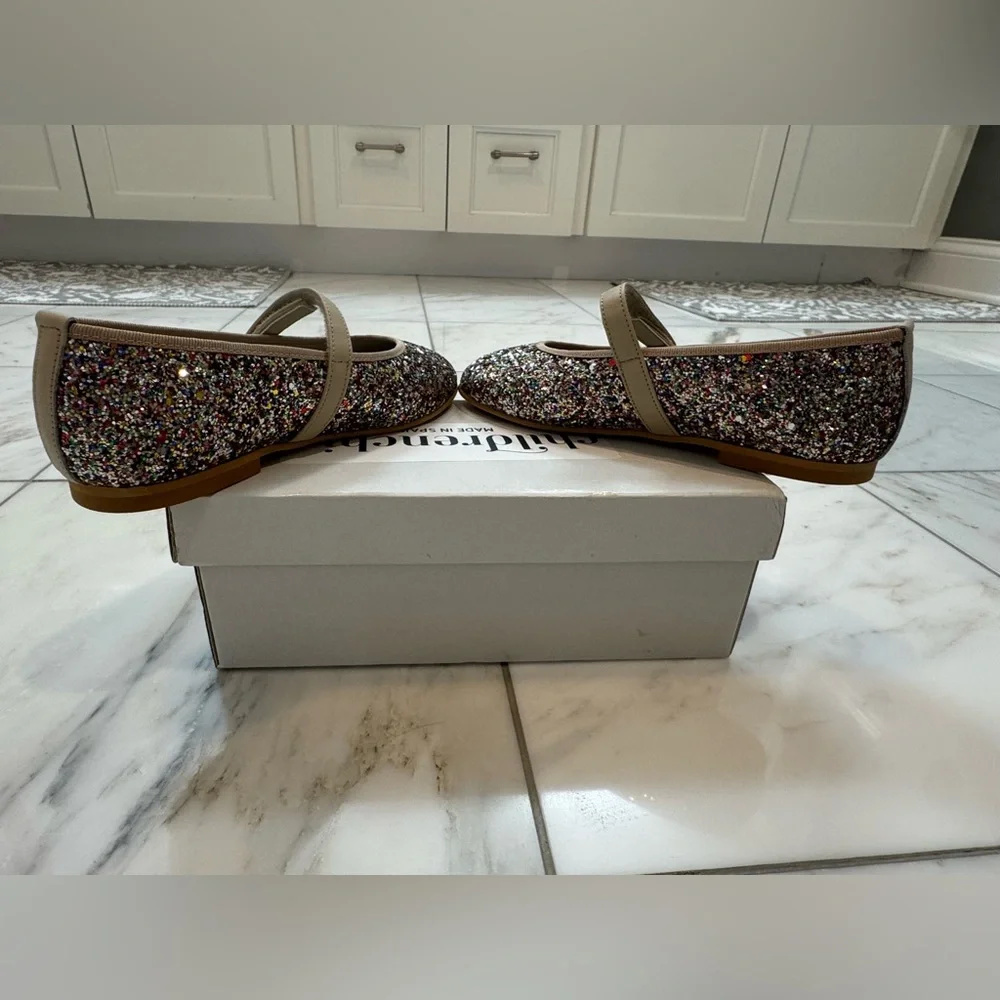 Childrenchic Glitter Mary Jane Flats - Picture 6 of 7